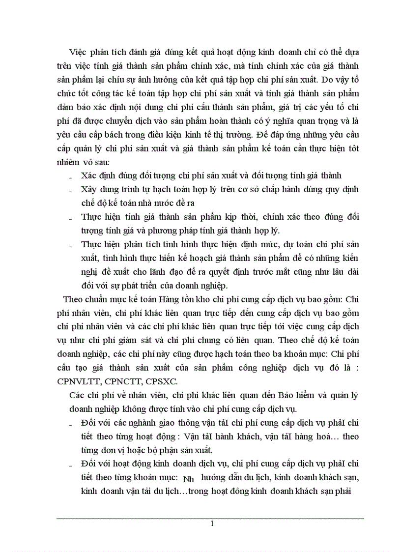 image for page Bàn về kế toán chi phí sản xuất và tính giá thành trong doanh nghiệp kinh doanh dịch vụ 1