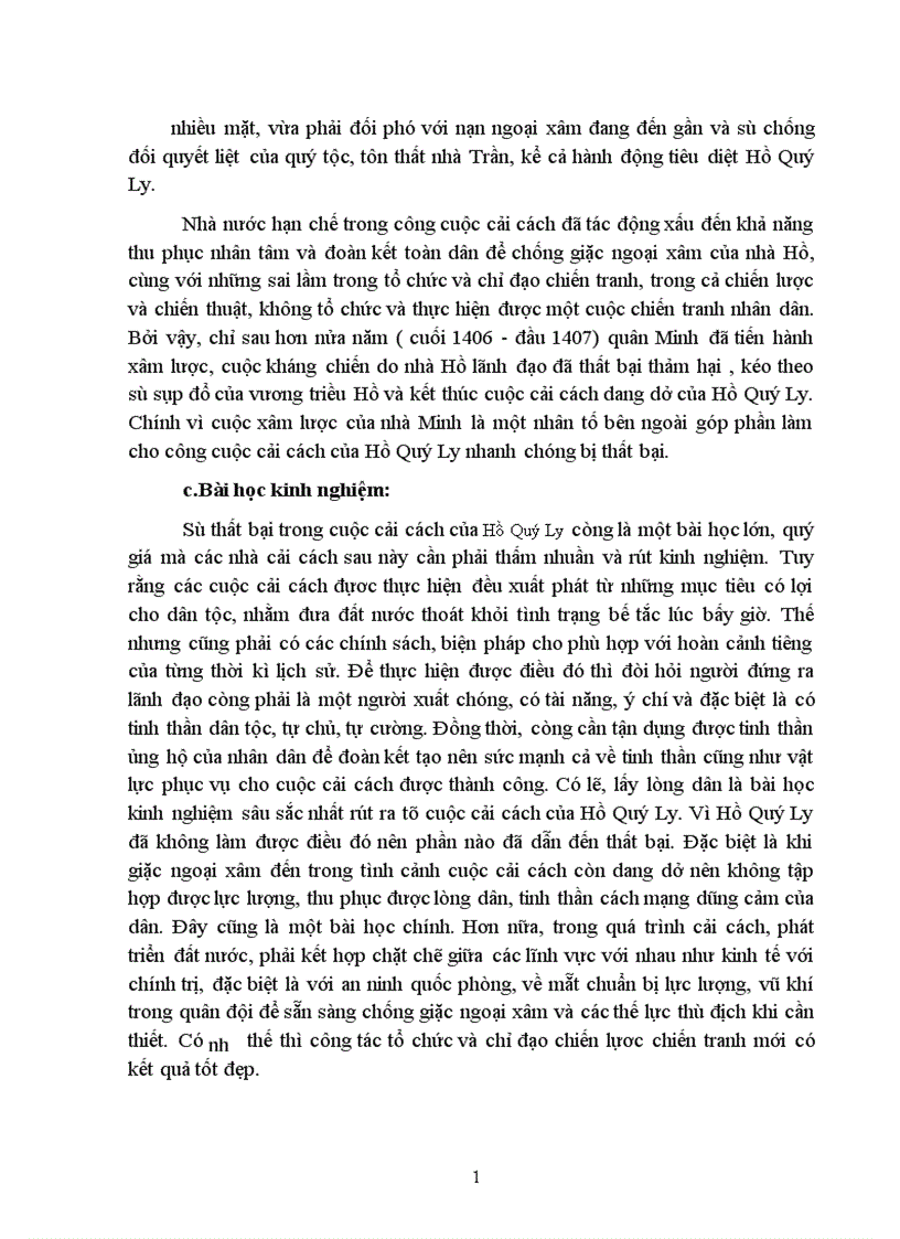 image for page Đánh giá về Hồ Quý Ly và cuộc cải cách 1