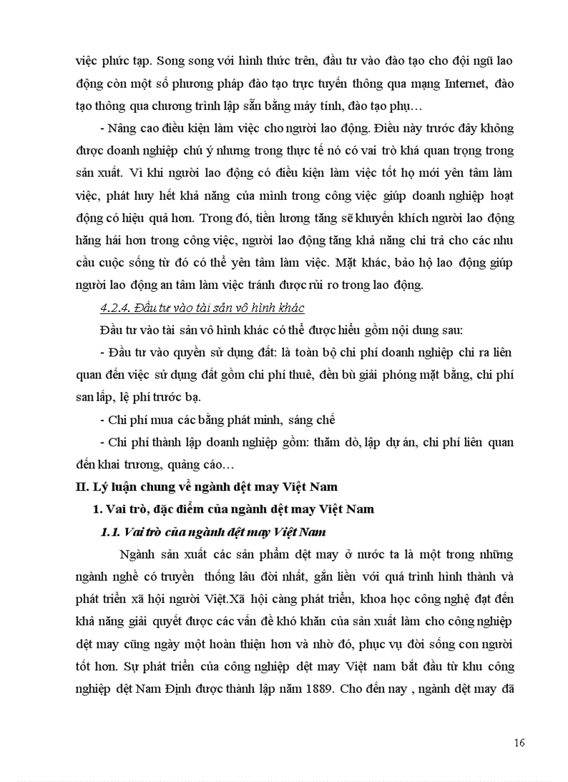 image for page Tình hình đầu tư phát triển trong ngành dệt may Việt Nam 1