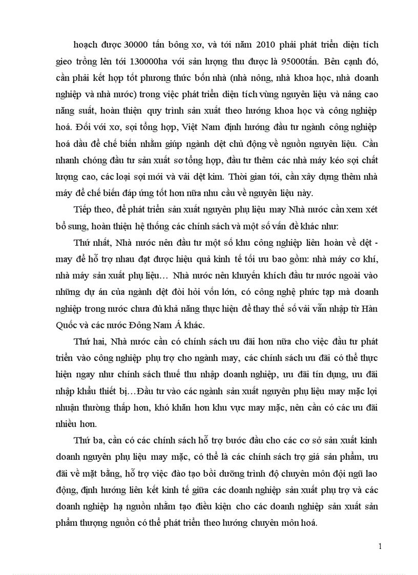 image for page Tình hình đầu tư phát triển trong ngành dệt may Việt Nam 1