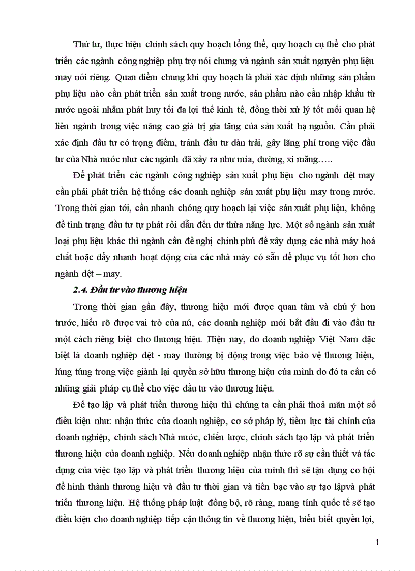 image for page Tình hình đầu tư phát triển trong ngành dệt may Việt Nam 1