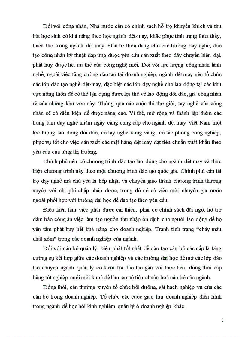 image for page Tình hình đầu tư phát triển trong ngành dệt may Việt Nam 1