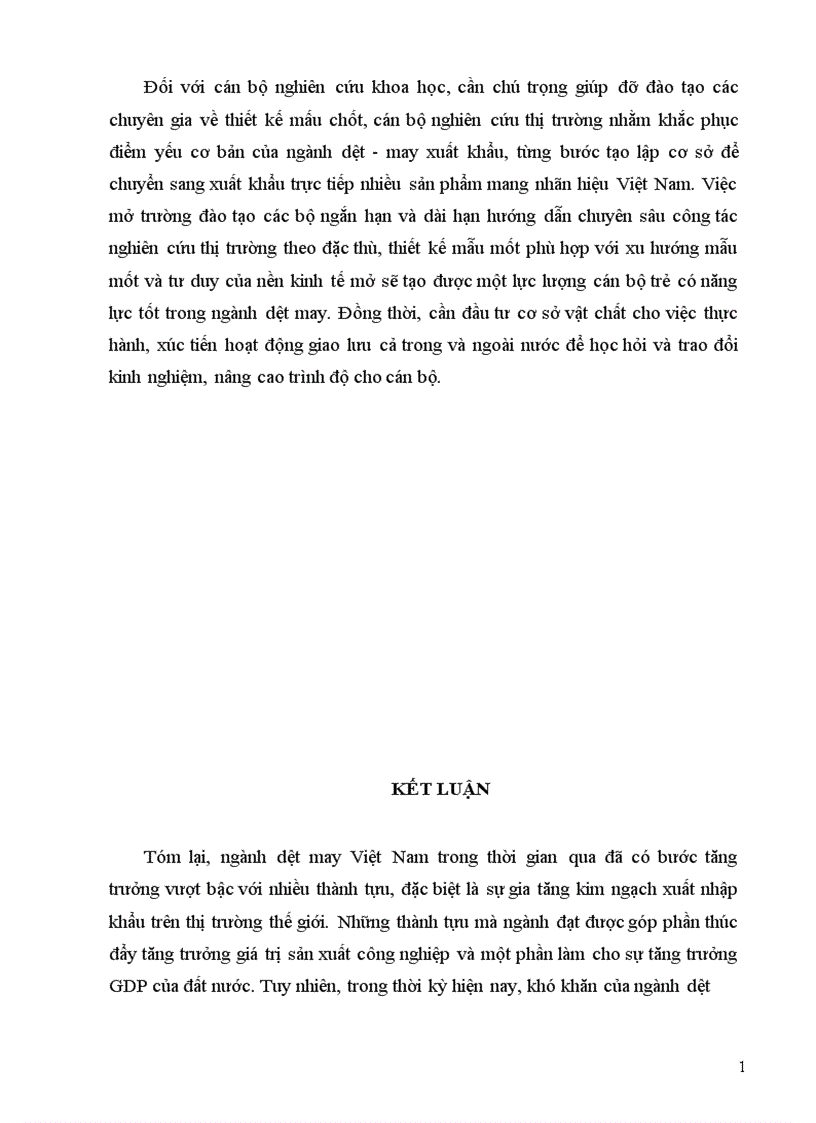 image for page Tình hình đầu tư phát triển trong ngành dệt may Việt Nam 1
