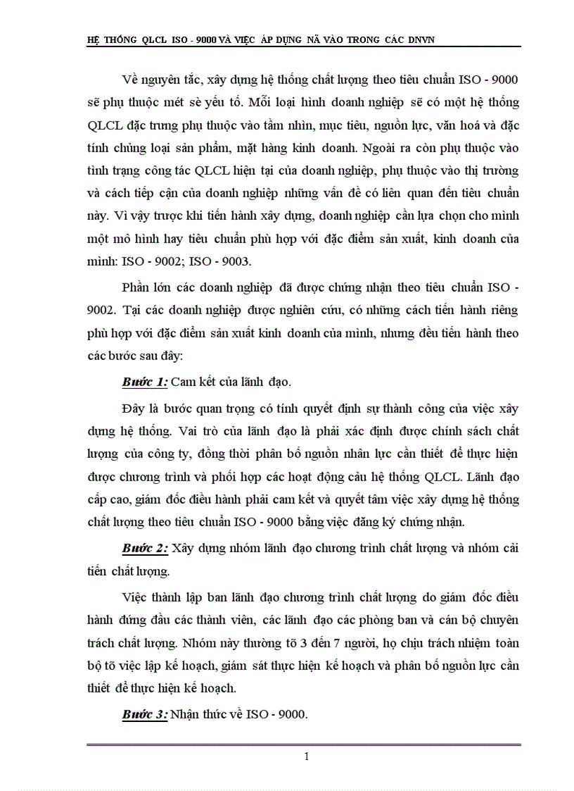 image for page Hệ thống qlcl iso và việc áp dụng nó vào trong các dnvn 1