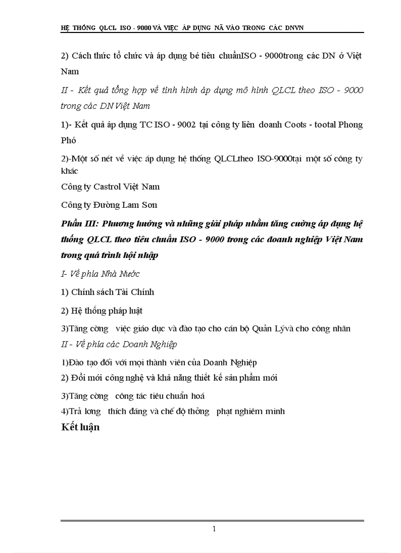 image for page Hệ thống qlcl iso và việc áp dụng nó vào trong các dnvn 1