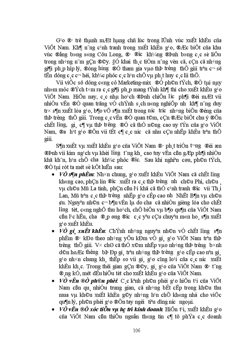 image for page Đẩy mạnh xuất khẩu gạo của Việt Nam theo quan điểm Marketing mix