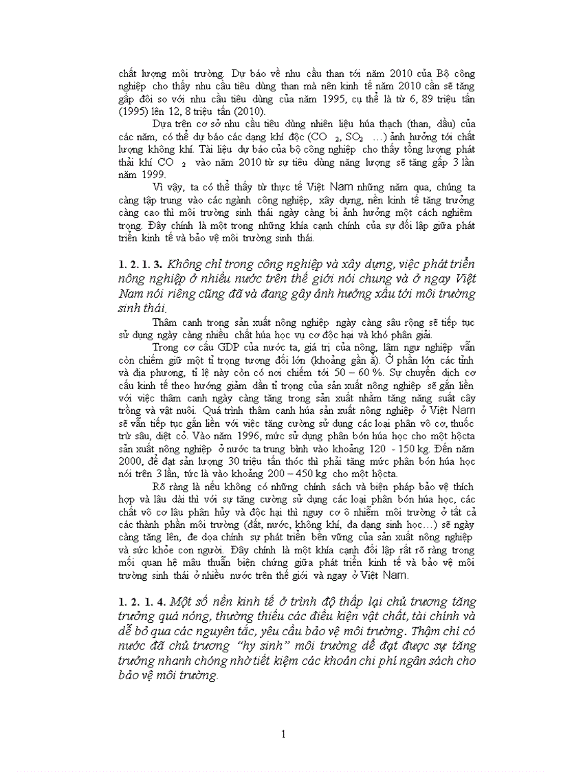 image for page Một số giải pháp để kết hợp phát triển kinh tế và bảo vệ môi trường sinh thái ở nước ta