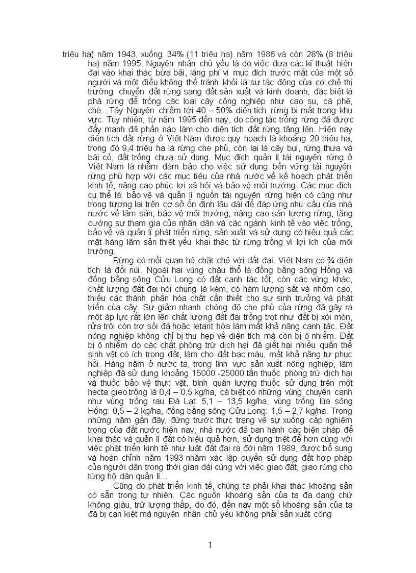image for page Một số giải pháp để kết hợp phát triển kinh tế và bảo vệ môi trường sinh thái ở nước ta