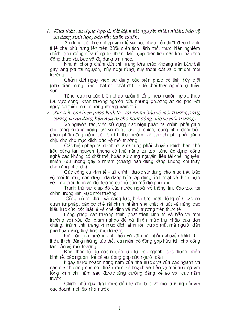 image for page Một số giải pháp để kết hợp phát triển kinh tế và bảo vệ môi trường sinh thái ở nước ta