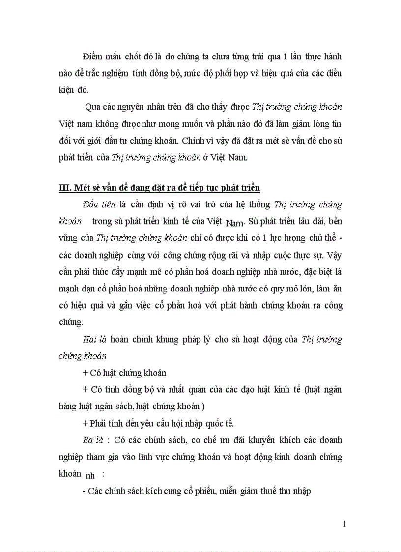 image for page Thị trường chứng khoán Việt Nam và một số vấn đề đang đặt ra để tiếp tục phát triển 1