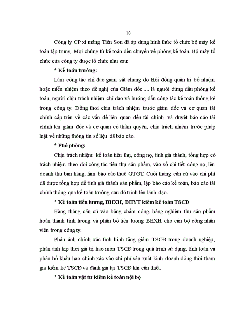 image for page Kế toán nguyên vật liệu tại Công ty Cổ Phần Xi măng Tiên Sơn 1