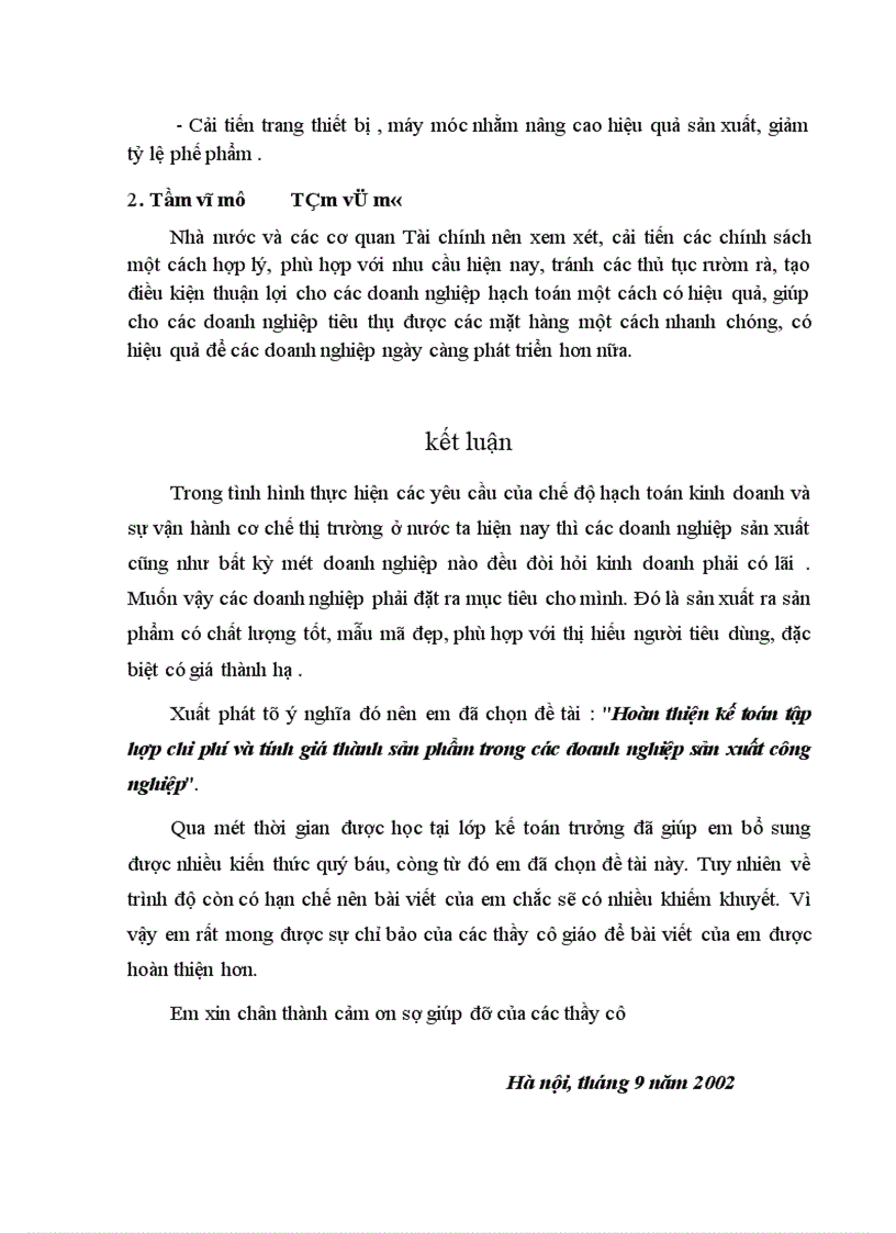 image for page Hoàn thiện kế toán tập hợp chi phí và tính giá thành sản phẩm trong các doanh nghiệp sản xuất công nghiệp 1