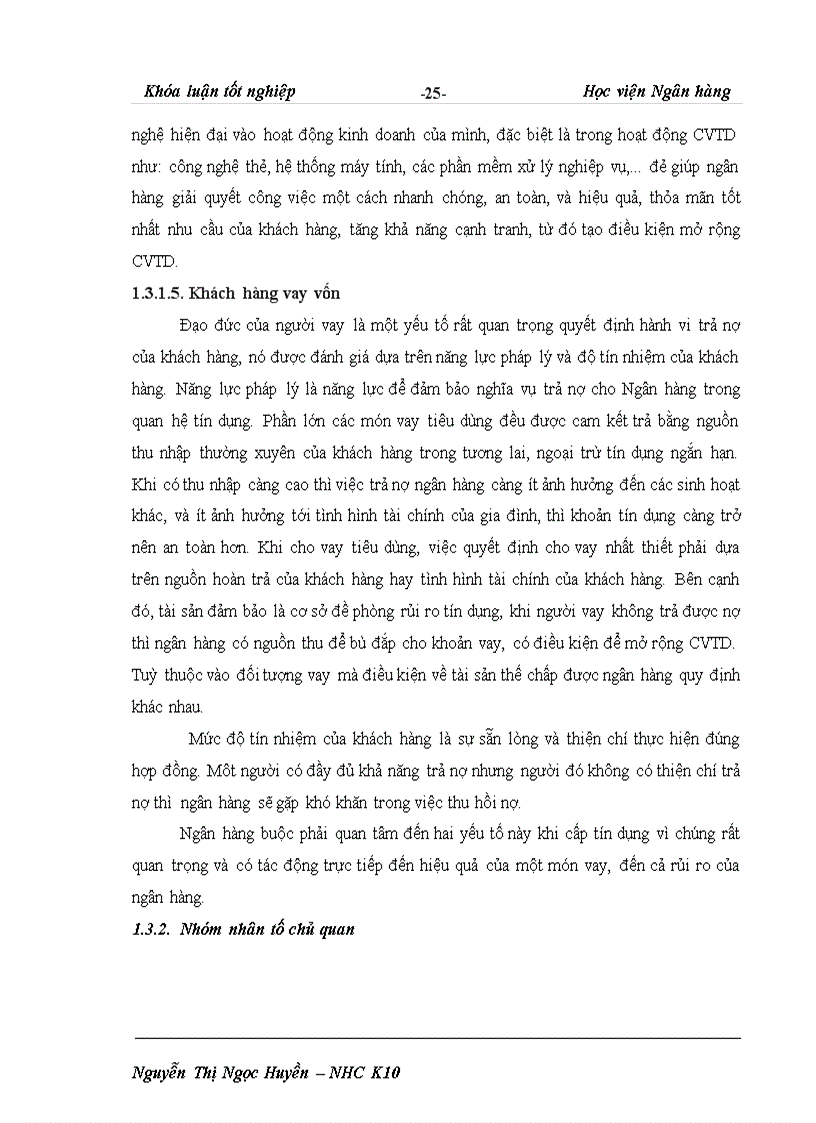 image for page Giải pháp mở rộng cho vay tiêu dùng tại Ngân hàng Đầu tư và Phát triển Việt Nam Chi nhánh Đông Đô