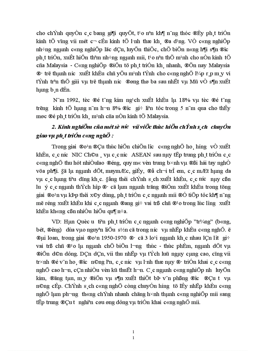 image for page Thực trạng việc thực hiện chính sách công nghiệp hoá ở Việt Nam