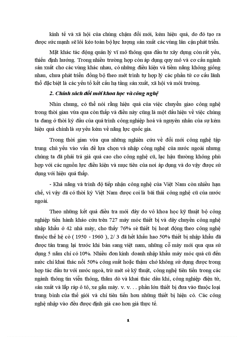 image for page Thực trạng việc thực hiện chính sách công nghiệp hoá ở Việt Nam