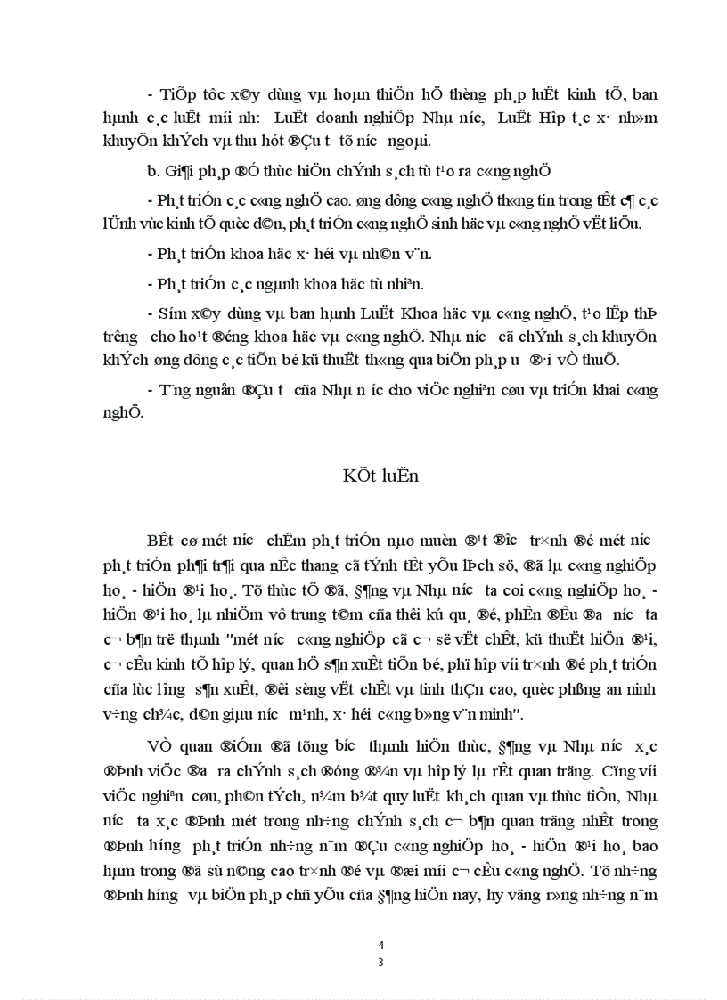 image for page Thực trạng việc thực hiện chính sách công nghiệp hoá ở Việt Nam