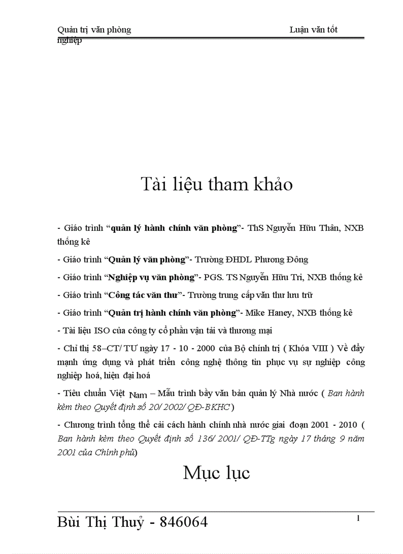 image for page Một số giải pháp nhằm đổi mới và từng bước hoàn thiện công tác văn thư lưu trữ tại văn phòng Công ty cổ phần vận tải và thương mại