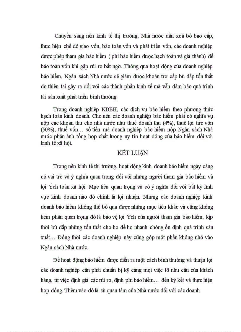 image for page Bảo hiểm kinh doanh và vai trò của nó đối với quá trình tái sản xuất xã hội 1