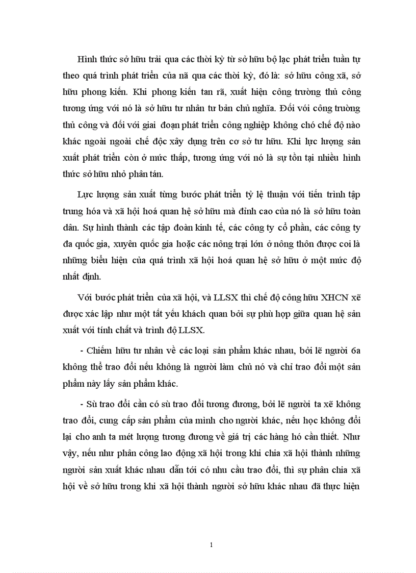 image for page Các hình thức sở hữu trong nền kinh tế thị trường có sự quản lý của Nhà Nước theo định hướng xã hội chủ nghĩa ở Việt Nam