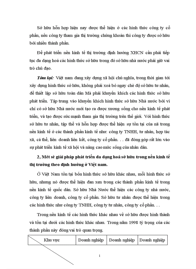 image for page Các hình thức sở hữu trong nền kinh tế thị trường có sự quản lý của Nhà Nước theo định hướng xã hội chủ nghĩa ở Việt Nam