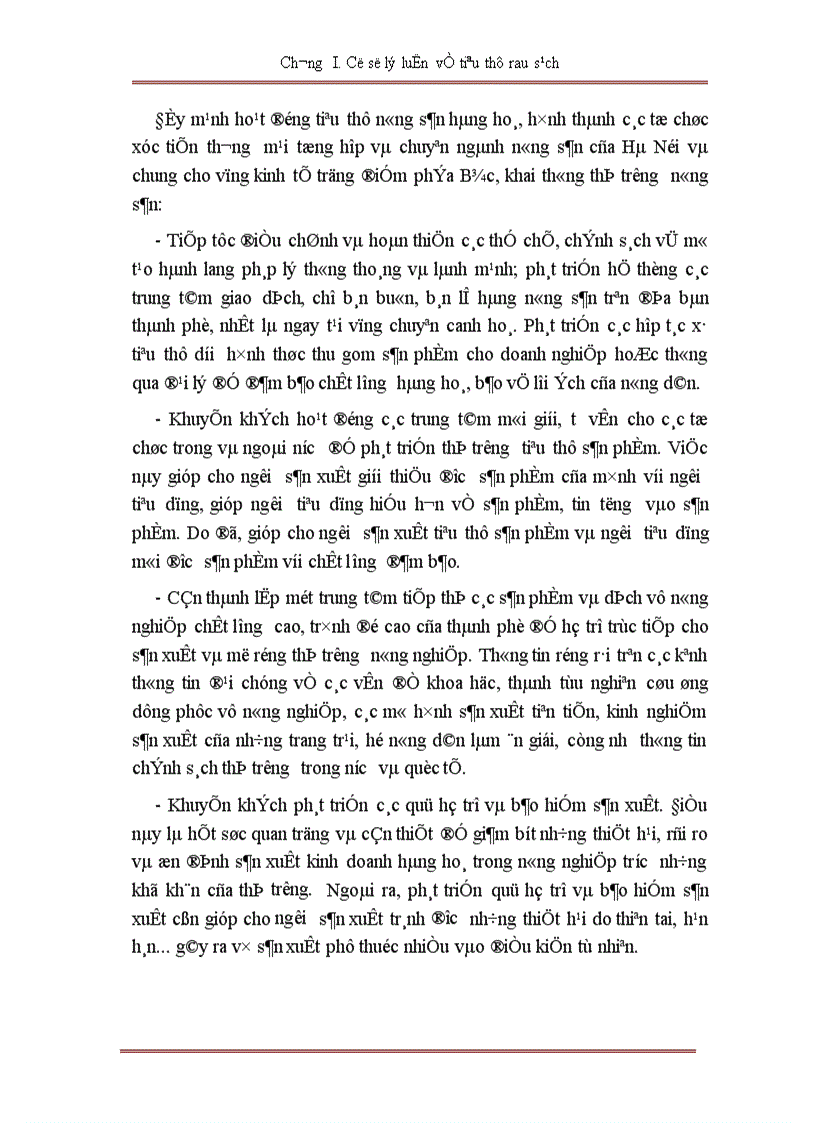 image for page Tình hình tiêu thụ rau sạch trên địa bàn hà nội 1