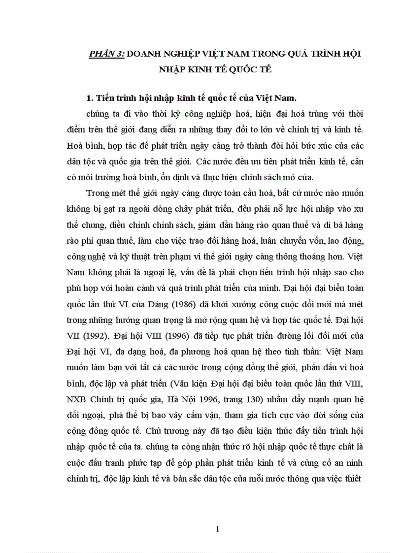 image for page Cơ hội và thách thức đối với các doanh nghiệp Việt Nam trong quá trình hội nhập kinh tế quốc tế 1