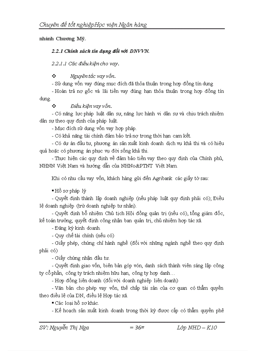 image for page Giải pháp mở rộng tín dụng Ngân hàng đối với Doanh nghiệp vừa và nhỏ tại NHNo PTNT chi nhánh huyện Chương Mỹ 1