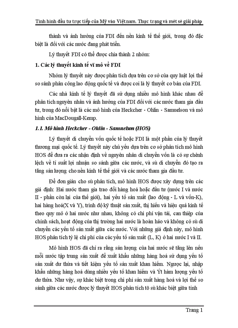 image for page Tình hình đầu tư trực tiếp của Mỹ vào Việt nam Thực trạng và một số giải pháp 1