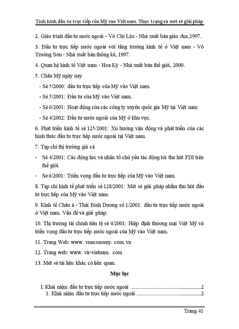 image for page Tình hình đầu tư trực tiếp của Mỹ vào Việt nam Thực trạng và một số giải pháp 1