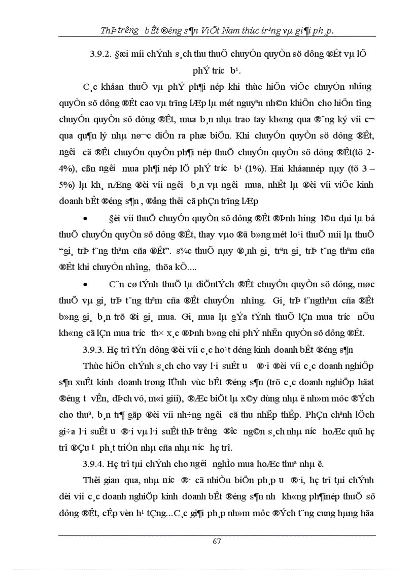 image for page thị trường bất động sản Việt Nam thực trạng và giải pháp