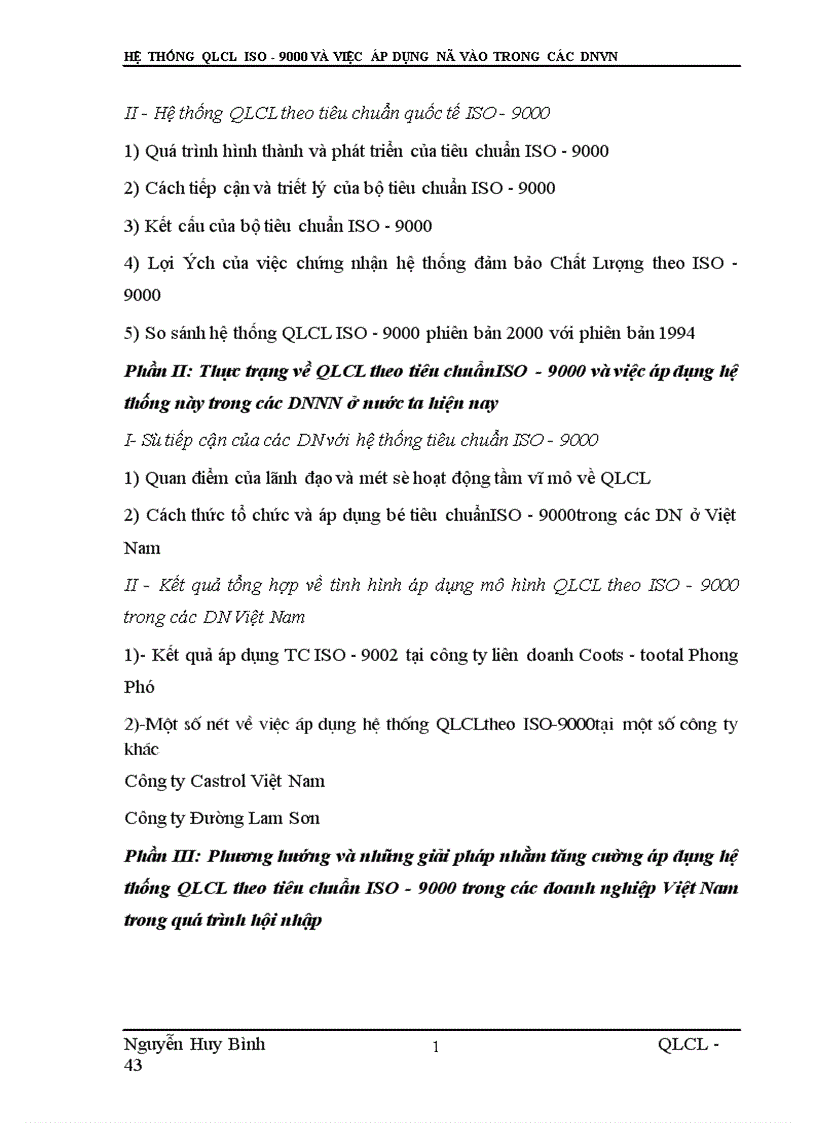 image for page Hệ thống QLCL theo tiêu chuẩn ISO 9000 và việc áp dụng nó vào trong các doanh nghiệp Việt Nam 1