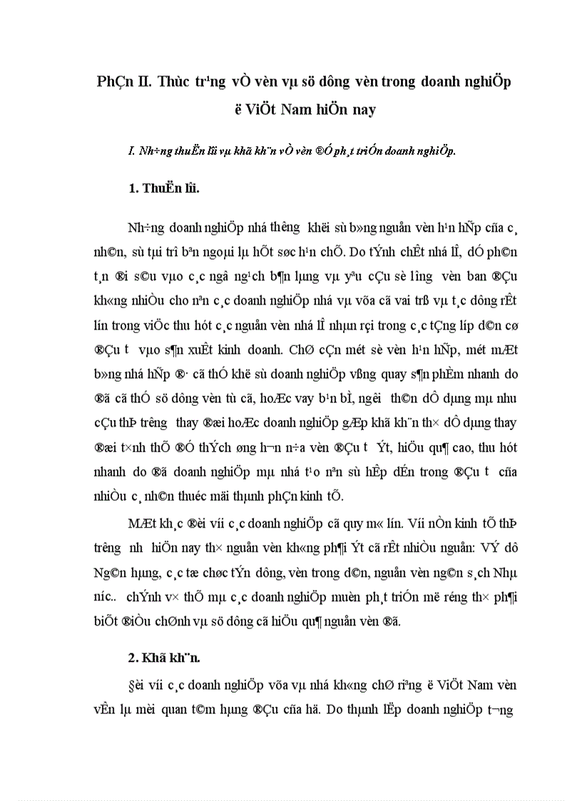image for page Vốn và vấn đề sử dụng vốn có hiệu quả của các doanh nghiệp khi chuyển sang kinh tế thị trường ở nước ta 1