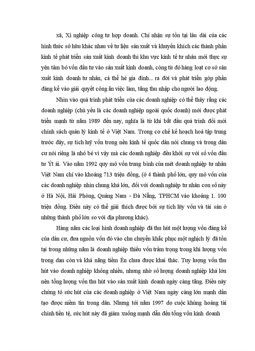 image for page Vốn và vấn đề sử dụng vốn có hiệu quả của các doanh nghiệp khi chuyển sang kinh tế thị trường ở nước ta 1