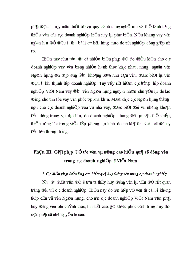 image for page Vốn và vấn đề sử dụng vốn có hiệu quả của các doanh nghiệp khi chuyển sang kinh tế thị trường ở nước ta 1