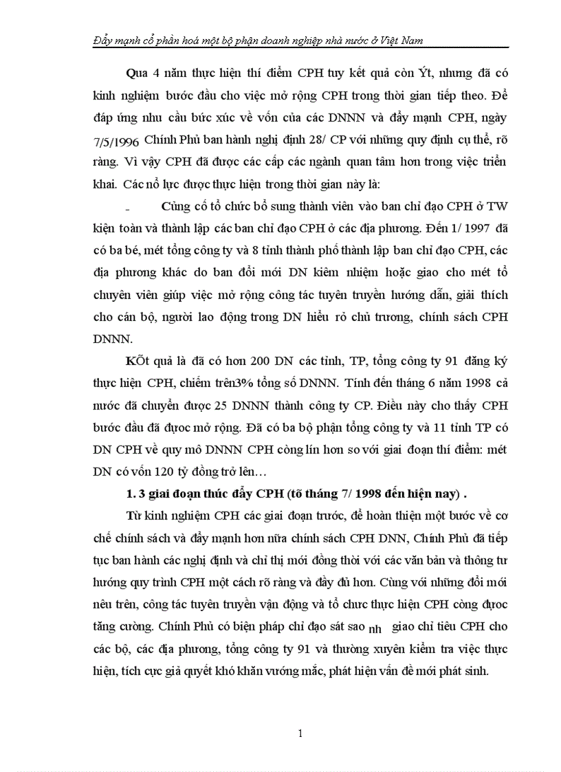 image for page Đẩy mạnh cổ phần hoá một bộ phận doanh nghiệp nhà nước ở Việt Nam 1