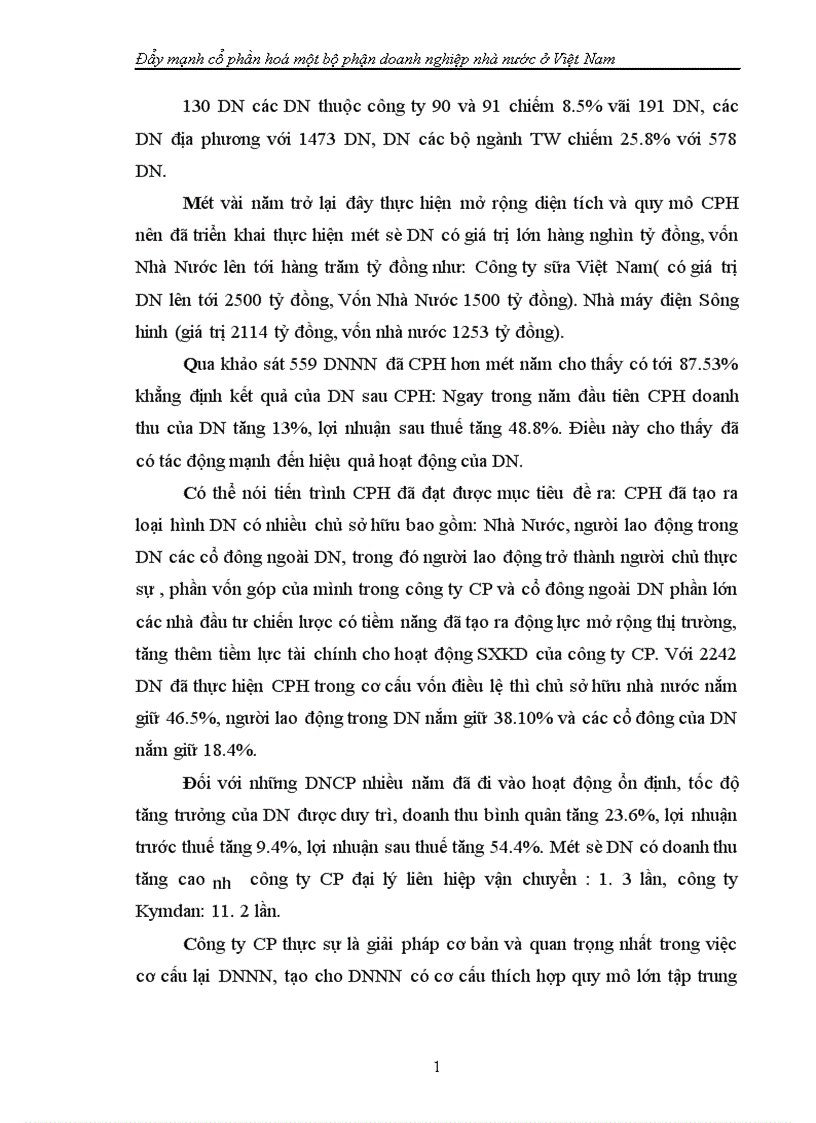 image for page Đẩy mạnh cổ phần hoá một bộ phận doanh nghiệp nhà nước ở Việt Nam 1