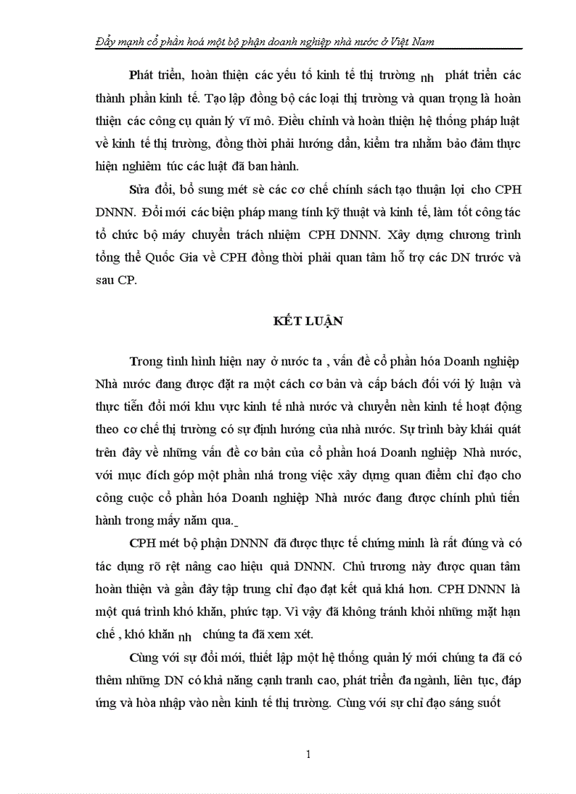 image for page Đẩy mạnh cổ phần hoá một bộ phận doanh nghiệp nhà nước ở Việt Nam 1