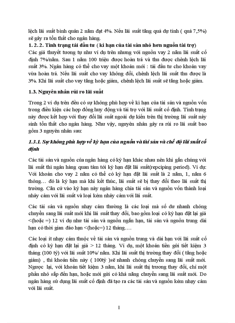 image for page Rủi ro lãi suất trong hệ thống kinh doanh ngân hàng và các giải pháp phòng ngừa 1
