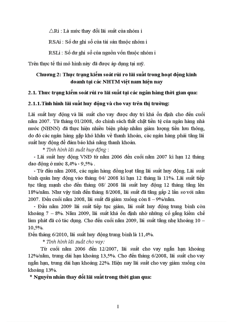 image for page Rủi ro lãi suất trong hệ thống kinh doanh ngân hàng và các giải pháp phòng ngừa 1