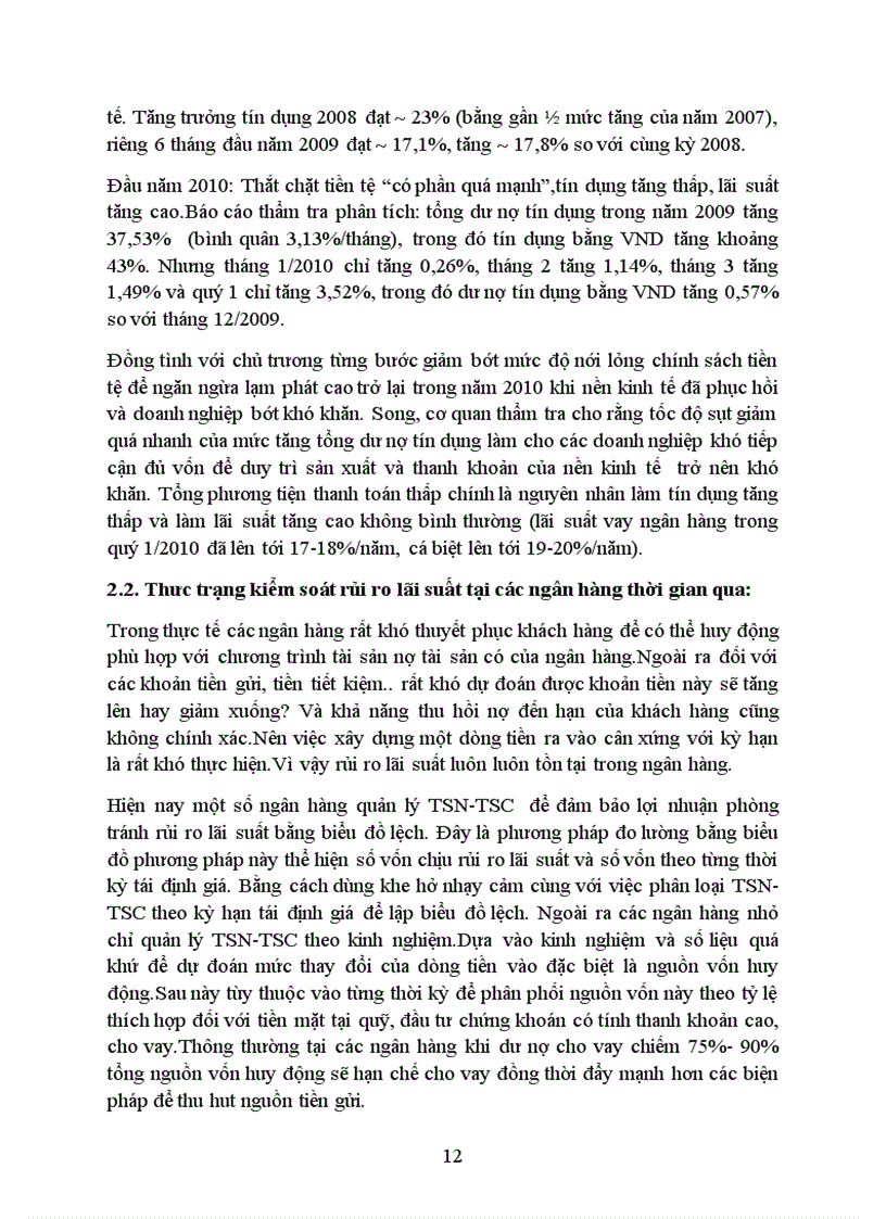 image for page Rủi ro lãi suất trong hệ thống kinh doanh ngân hàng và các giải pháp phòng ngừa 1