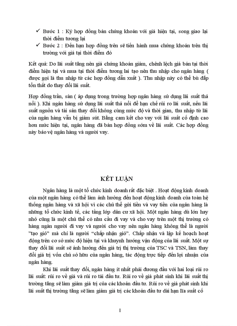 image for page Rủi ro lãi suất trong hệ thống kinh doanh ngân hàng và các giải pháp phòng ngừa 1