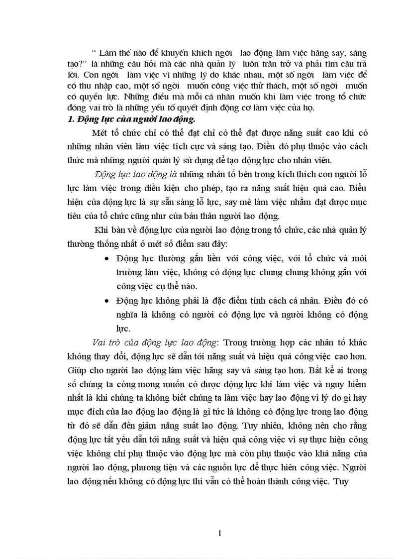 image for page Văn hoá tổ chức và tác động của văn hoá tổ chức tới động lực của người lao động