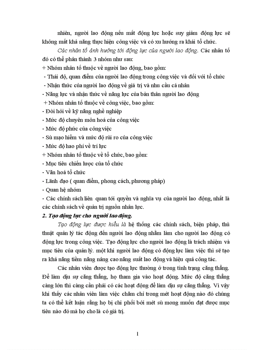 image for page Văn hoá tổ chức và tác động của văn hoá tổ chức tới động lực của người lao động