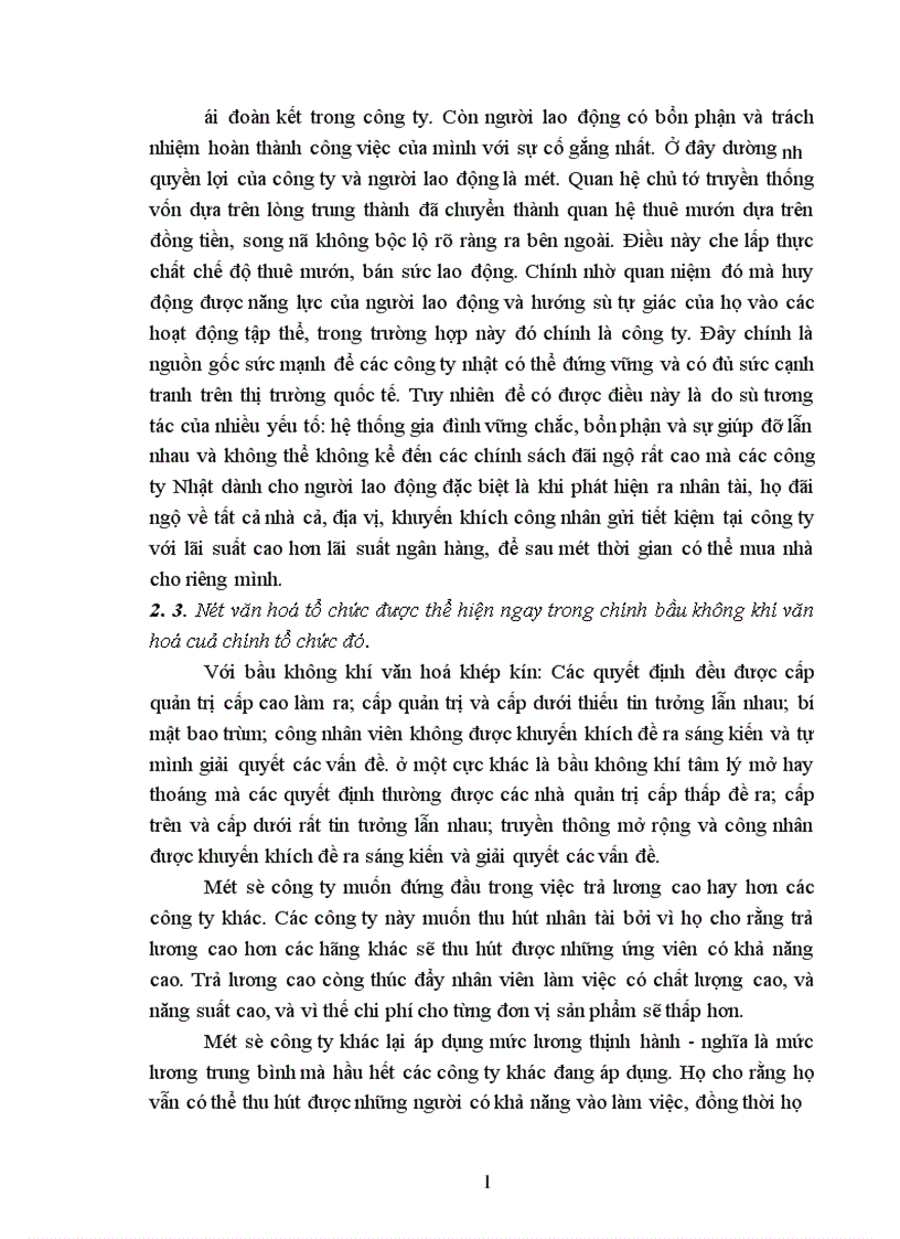 image for page Văn hoá tổ chức và tác động của văn hoá tổ chức tới động lực của người lao động