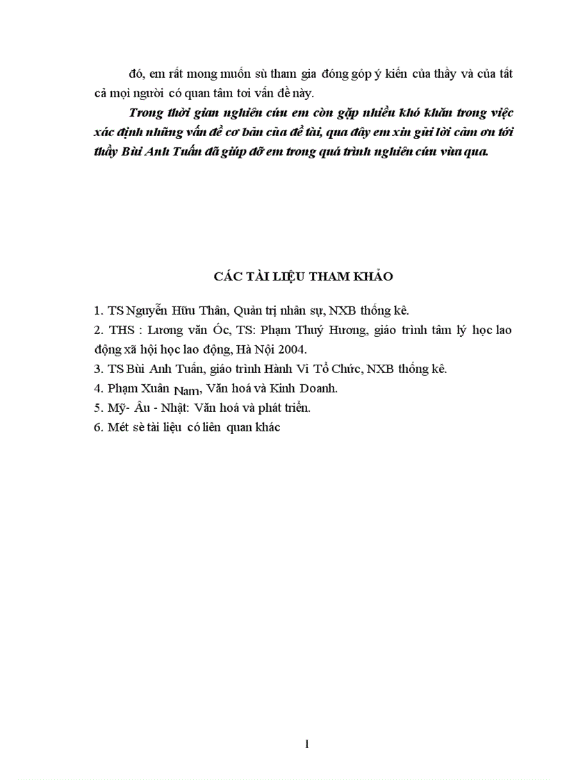 image for page Văn hoá tổ chức và tác động của văn hoá tổ chức tới động lực của người lao động