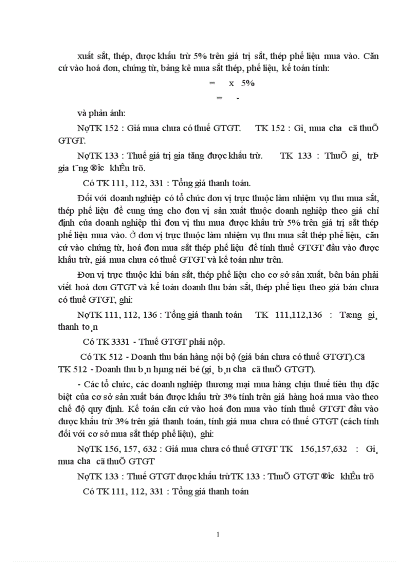 image for page Một số vấn đề về phương pháp tính và hạch toán thuế GTGT ở các doanh nghiệp 1