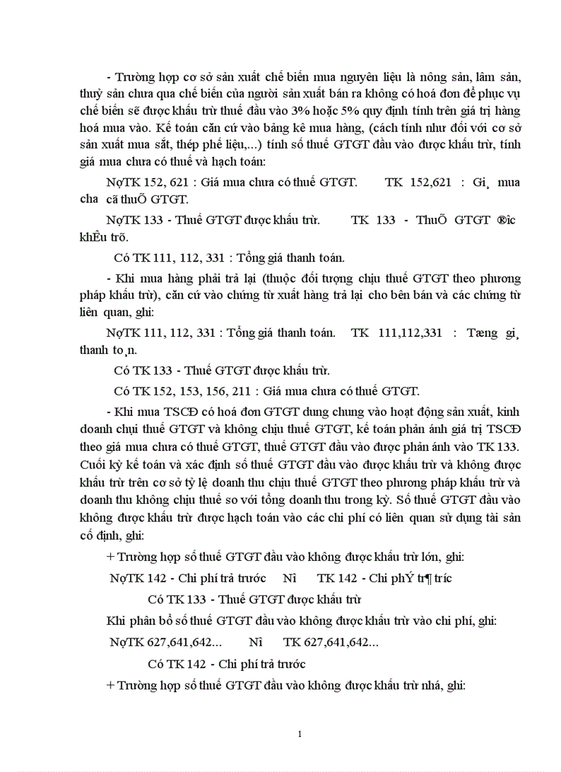 image for page Một số vấn đề về phương pháp tính và hạch toán thuế GTGT ở các doanh nghiệp 1