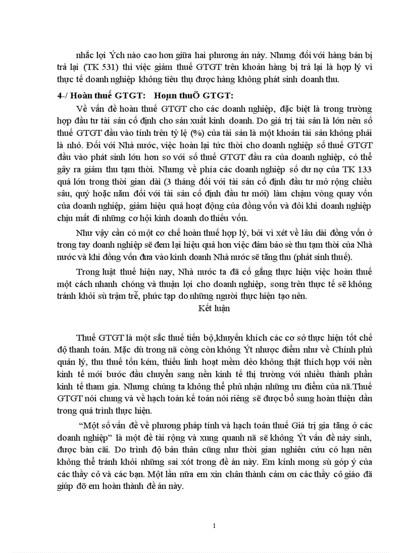 image for page Một số vấn đề về phương pháp tính và hạch toán thuế GTGT ở các doanh nghiệp 1