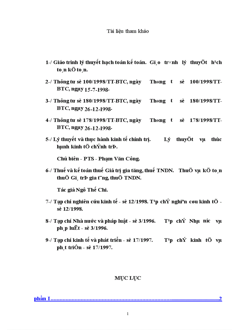 image for page Một số vấn đề về phương pháp tính và hạch toán thuế GTGT ở các doanh nghiệp 1