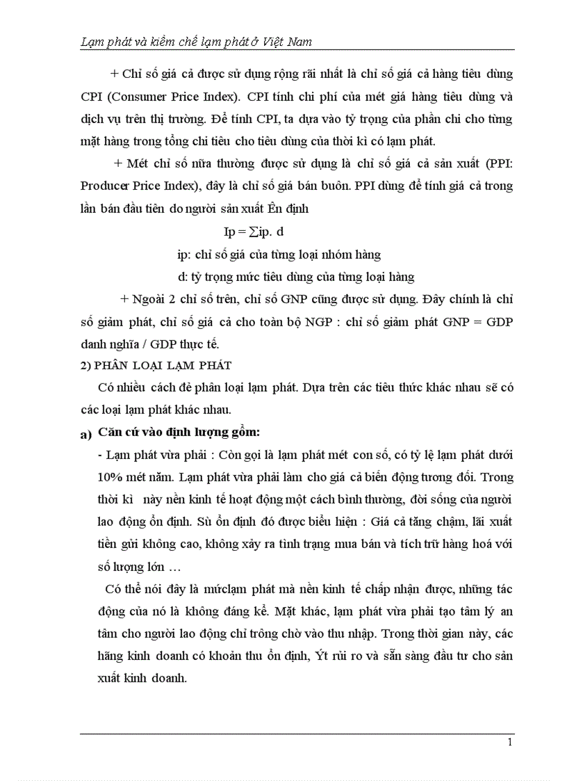 image for page Lạm phát và kiềm chế lạm phát ở Việt Nam 1